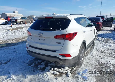 2017 Hyundai Santa Fe Sport 2.4L из США, поврежденный, VIN 5NMZUDLB1HH018633